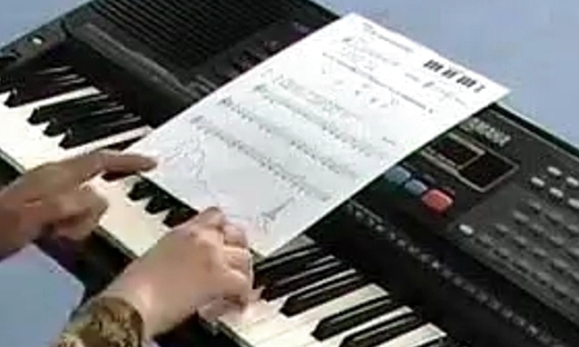 電子琴入門簡譜108首之電子琴淺易練習曲譜